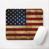 USA/gerundete Flagge Mousepad (Mit Mouse)
