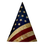 USA/gerundete Flagge Partyhütchen (Links)