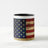 USA/gerundete Flagge Tasse (Zentrum)