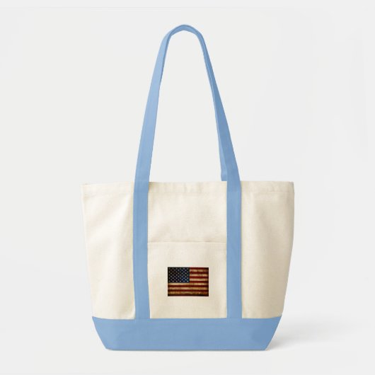 USA/gerundete Flagge Tragetasche (Vorne)