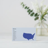 USA - Geschäft Visitenkarte (Stehend Vorderseite)