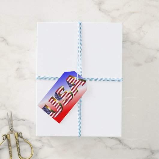 USA GESCHENKANHÄNGER (Mit Garn)