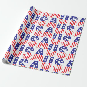 USA GESCHENKPAPIER