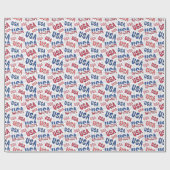 USA Geschenkpapier (Flach)