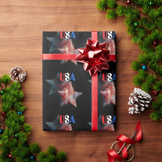 USA Geschenkpapier (Feiertagsgeschenk)