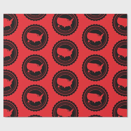 USA GESCHENKPAPIER (Flach)