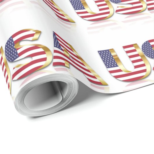 USA GESCHENKPAPIER (Rolleneckpunkt)