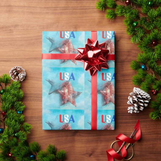 USA-Geschenkpapier Geschenkpapier (Feiertagsgeschenk)