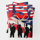 USA GESCHENKPAPIER SET (Beispiel)