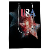 USA-Geschenktasche Mittlere Geschenktüte (Rückseite)