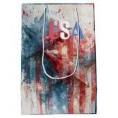 USA-Geschenktasche Mittlere Geschenktüte (Rückseite)