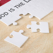 USA | Gesegnete Nation | AMERIKANISCHE FLAG Puzzle (Seite)