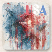 USA Getränk-Unterlage Getränkeuntersetzer (Vorderseite)