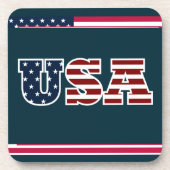 USA Getränkekasten Getränkeuntersetzer (Vorderseite)