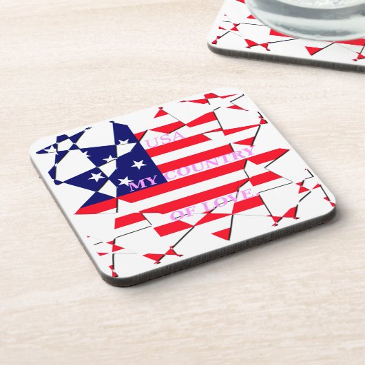 USA GETRÄNKEUNTERSETZER (Linke Seite)