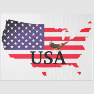 USA-Gewebe/Dekoupage Seidenpapier