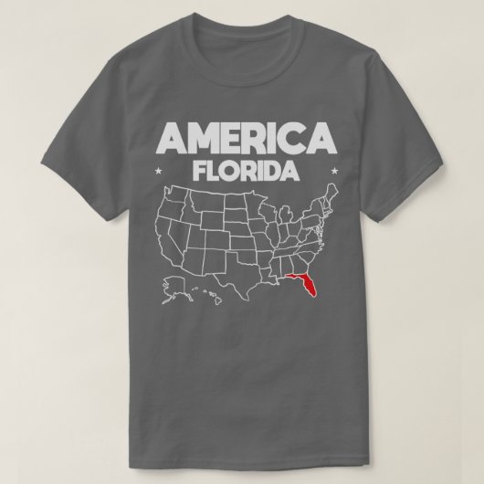 USA gift Florida Staat T-Shirt (Design vorne)