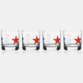 USA Glasses Trinkbehälter Set Whiskyglas (Rechts)