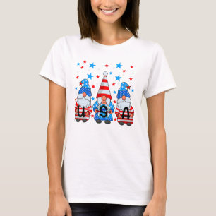 USA Gnome 4. Juli patriotisches T-Shirt