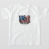 USA God Bless America Kids' T-Shirt (AblageHinten)