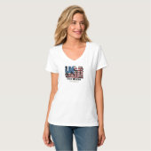 USA God Bless America T-Shirt (Vorderseite Vollansicht)