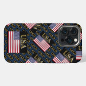 USA GOLD iPhone HÜLLE (Rückseite (Horizontal))