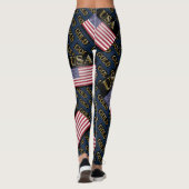 USA GOLD LEGGINGS (Rückseite)