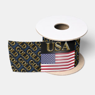 USA GOLD SATINBAND