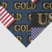 USA GOLD SEIDENPAPIER (Detail)
