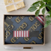 USA GOLD SEIDENPAPIER (Geschenk)