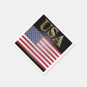 USA GOLD SERVIETTE (Ecke)