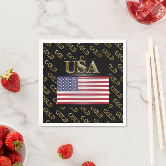 USA GOLD SERVIETTE (Beispiel)