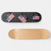 USA GOLD SKATEBOARD (Horizontal)