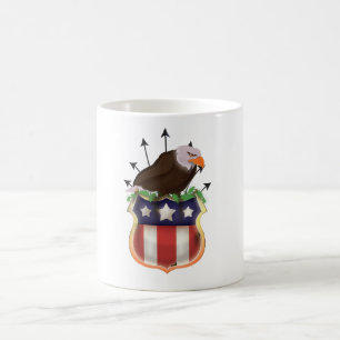 USA Golden Eagle US Flagge Wappen Kaffeetasse