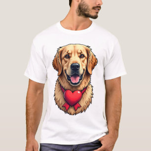 USA Golden Retriever Liebhaber Vintage-Shirt 2 T-Shirt