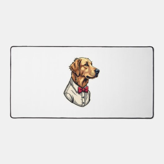 USA Golden Retriever Vintage Patriotisches Hundesh Schreibtischunterlage (Vorderseite)