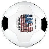 USA Gott segne Amerika Fußball (Gedreht)