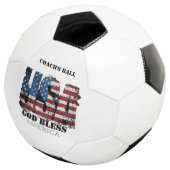 USA Gott segne Amerika Fußball (Dreiviertel)