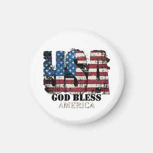 USA Gott segne Amerika Magnet