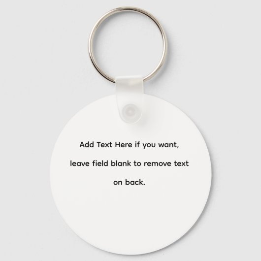 USA Gott segne Amerika zweiseitiges Rundaluminium Schlüsselanhänger (Rückseite)