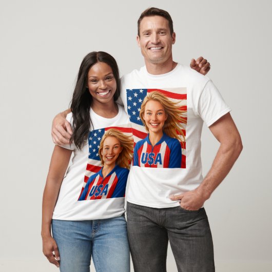 USA Grafiktee für Männer T-Shirt (Unisex)