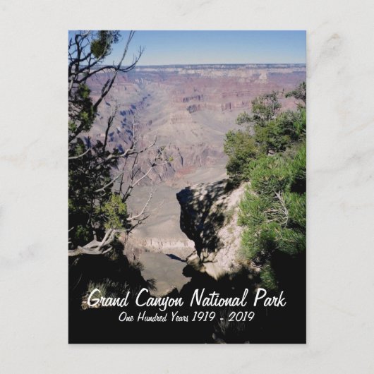 USA, Grand Canyon National Park - 100 Jahre Postkarte (Vorderseite)