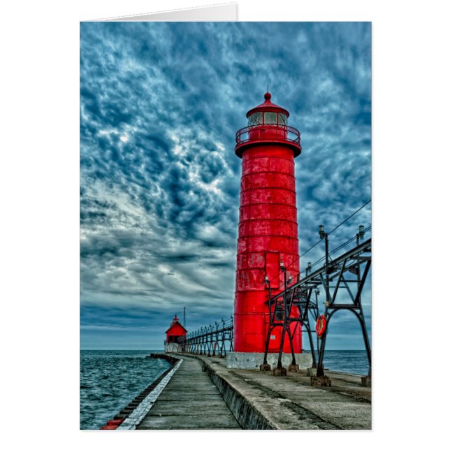 USA, Grand Haven, Michigan, Leuchtturm (Vorne)