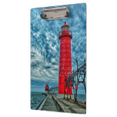 USA, Grand Haven, Michigan, Leuchtturm Klemmbrett (Links)