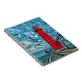 USA, Grand Haven, Michigan, Leuchtturm Notizblock (Rechte Seite)