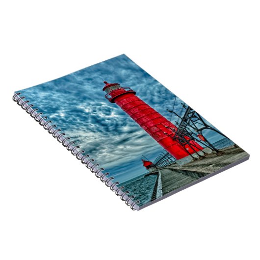 USA, Grand Haven, Michigan, Leuchtturm Notizblock (Rechte Seite)