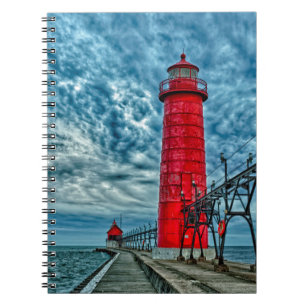 USA, Grand Haven, Michigan, Leuchtturm Notizblock