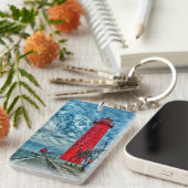 USA, Grand Haven, Michigan, Leuchtturm Schlüsselanhänger (Vorderseite rechts)
