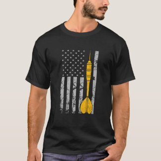 USA Graphic Dart Player Darts Dartboard Triple 20 T-Shirt