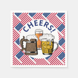 USA Great American Beer Paper Serviette